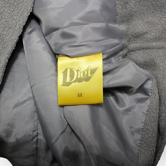 NEW DietStartsMonday_ (M) Trucker ShortSleeve ButtonUp Utility Shirt Jacket Grey - Picture 12 of 15